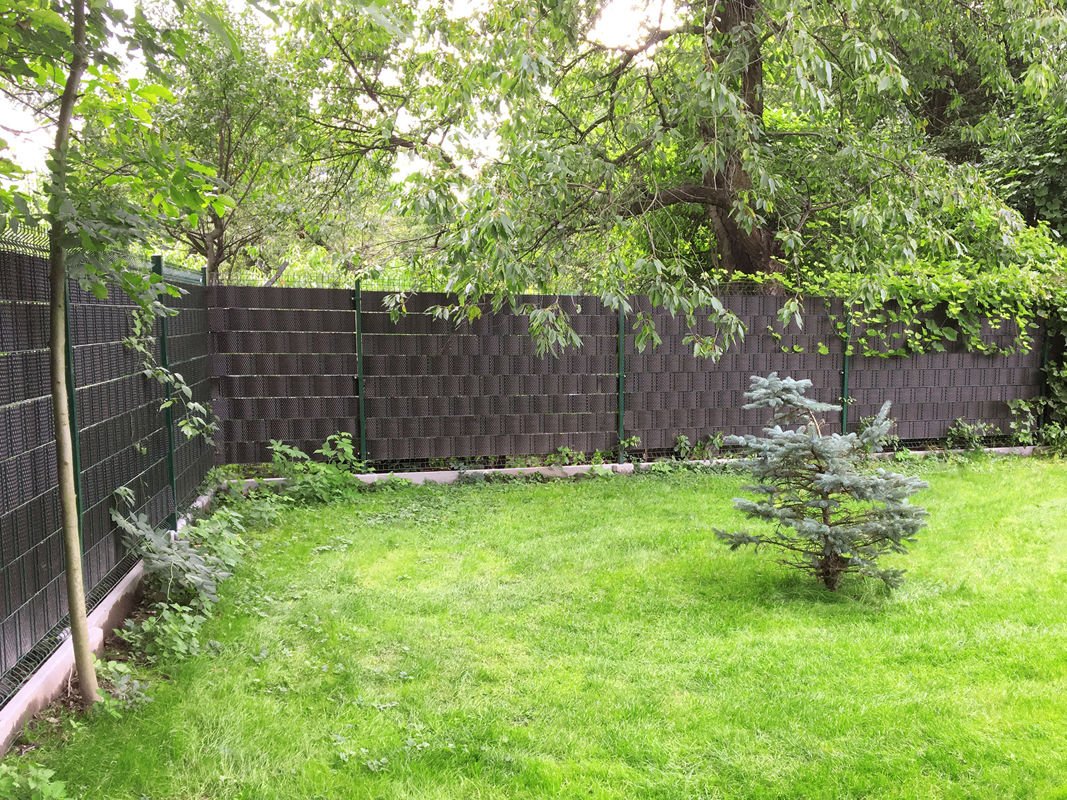 Ratanový tieniaci pás - tmavo hnedá, 19cm x 2,55m