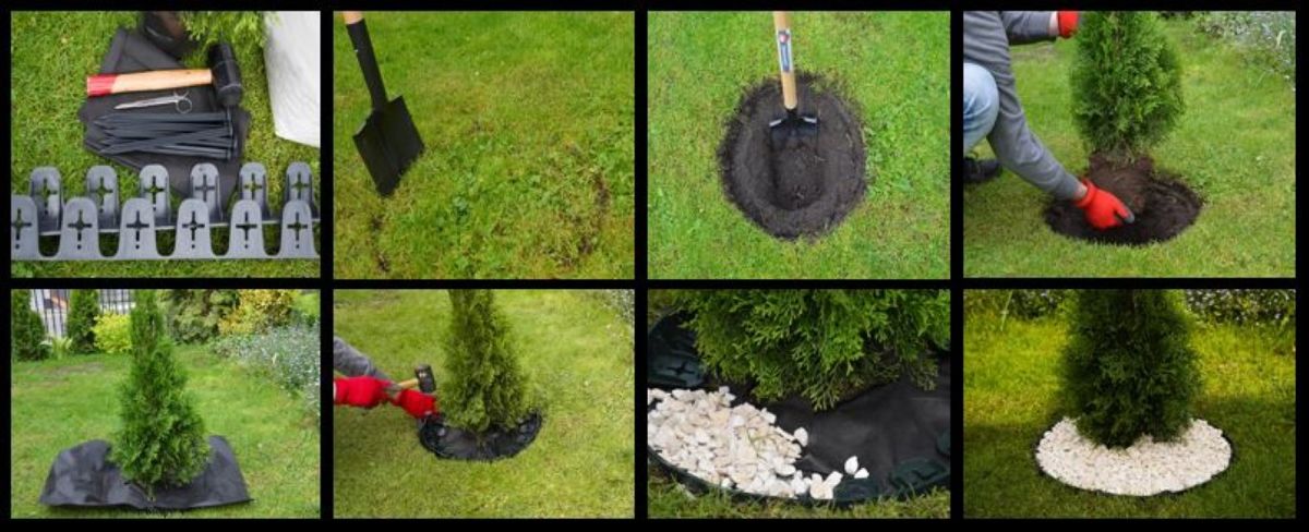 Flexi neviditeľný obrubník , výška 45 mm - čierny