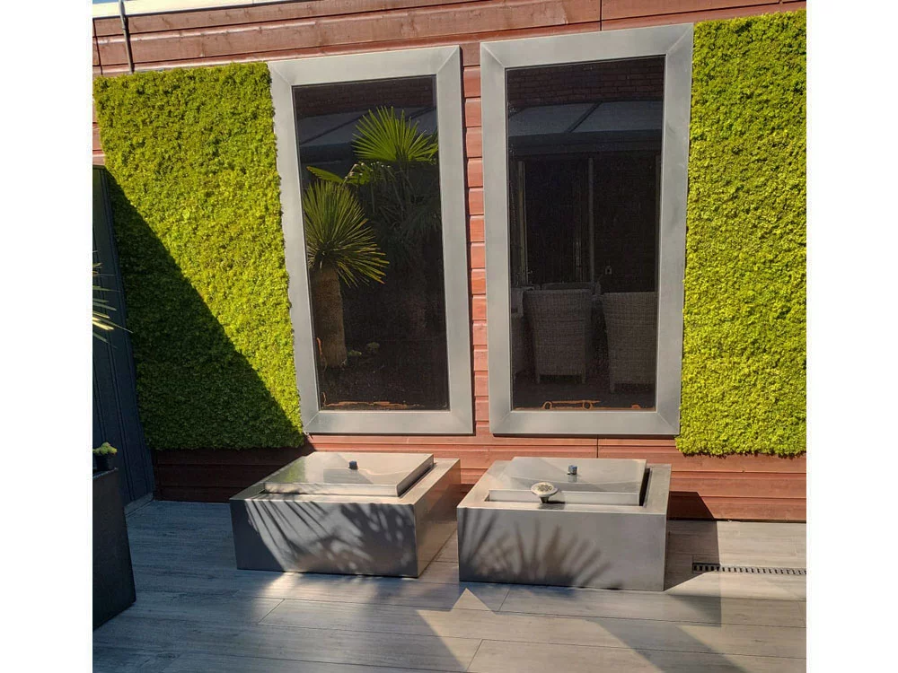 Shaggy moss green, dielec 50 x 50 cm
