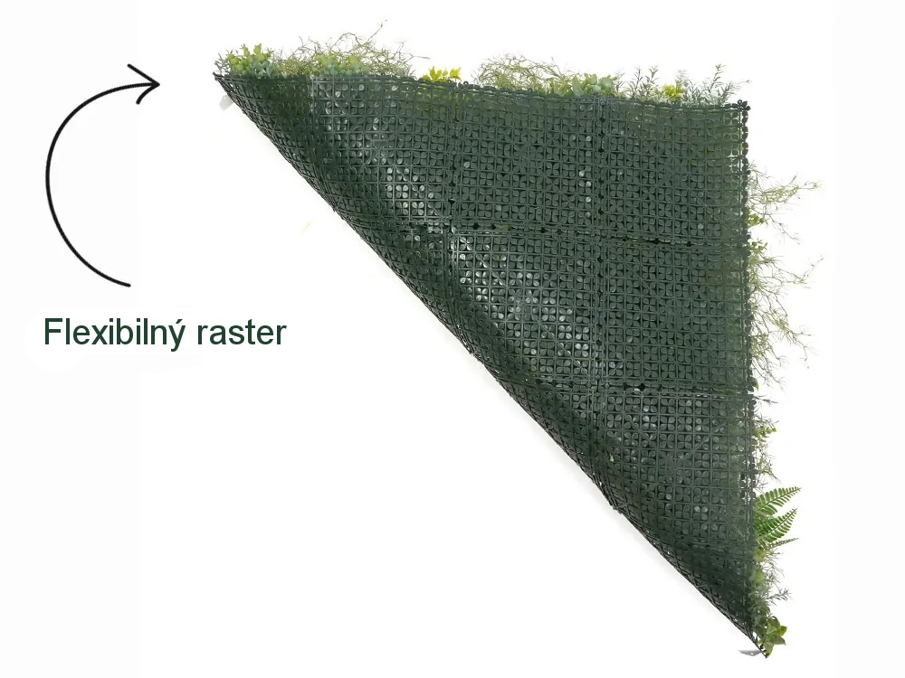 WALL GREEN spanish moss, dielec 100 x 100 cm