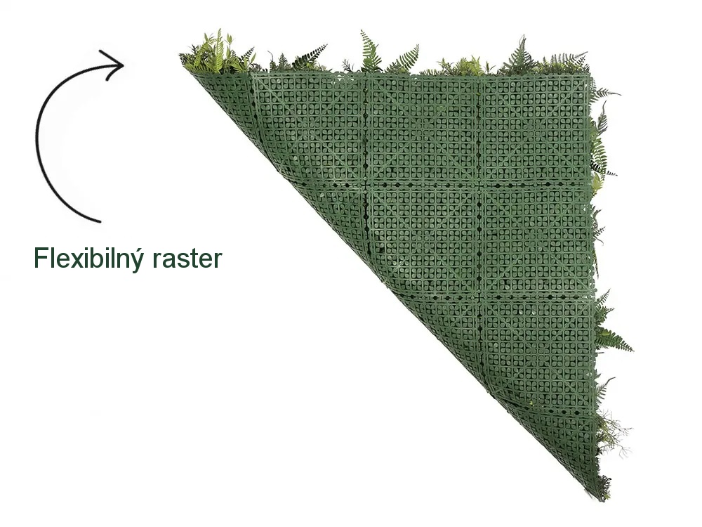 WALL GREEN Boston fern botanica, dielec 100 x 100 cm