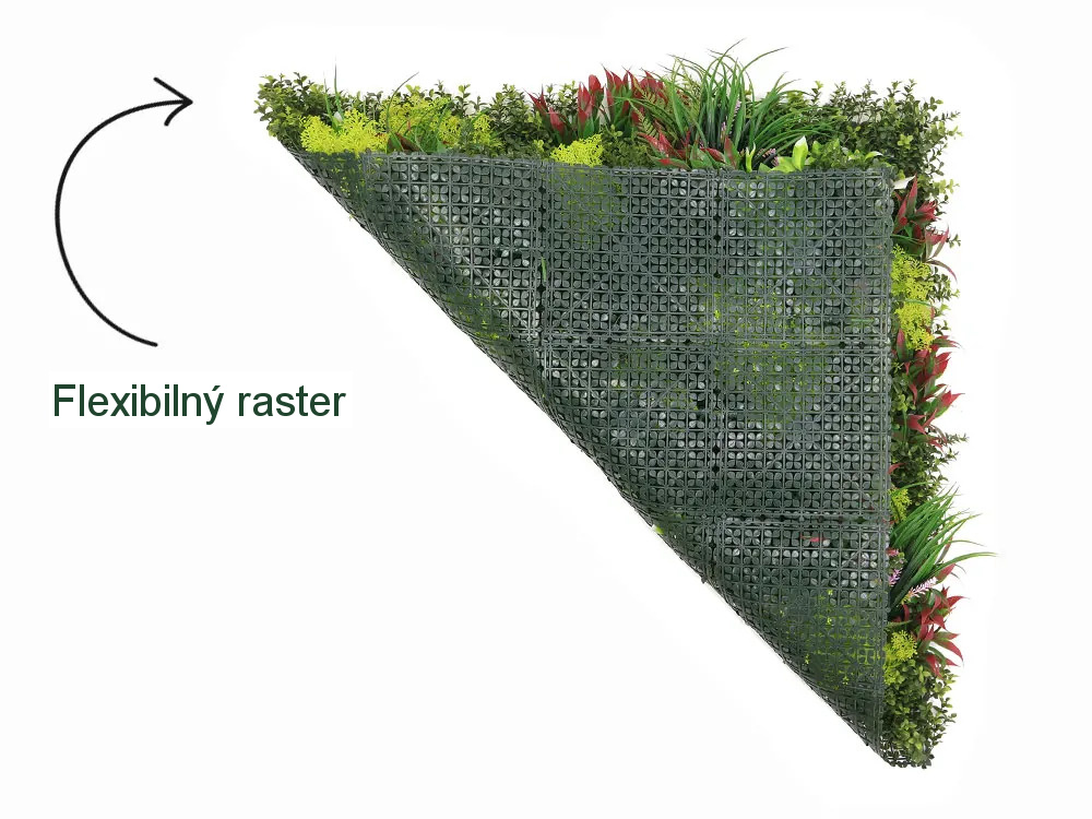 WALL GREEN Heather moss plant, dielec 100 x 100 cm