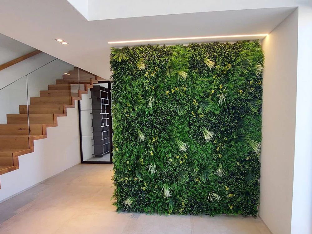 WALL GREEN mix, dielec 100 x 100 cm