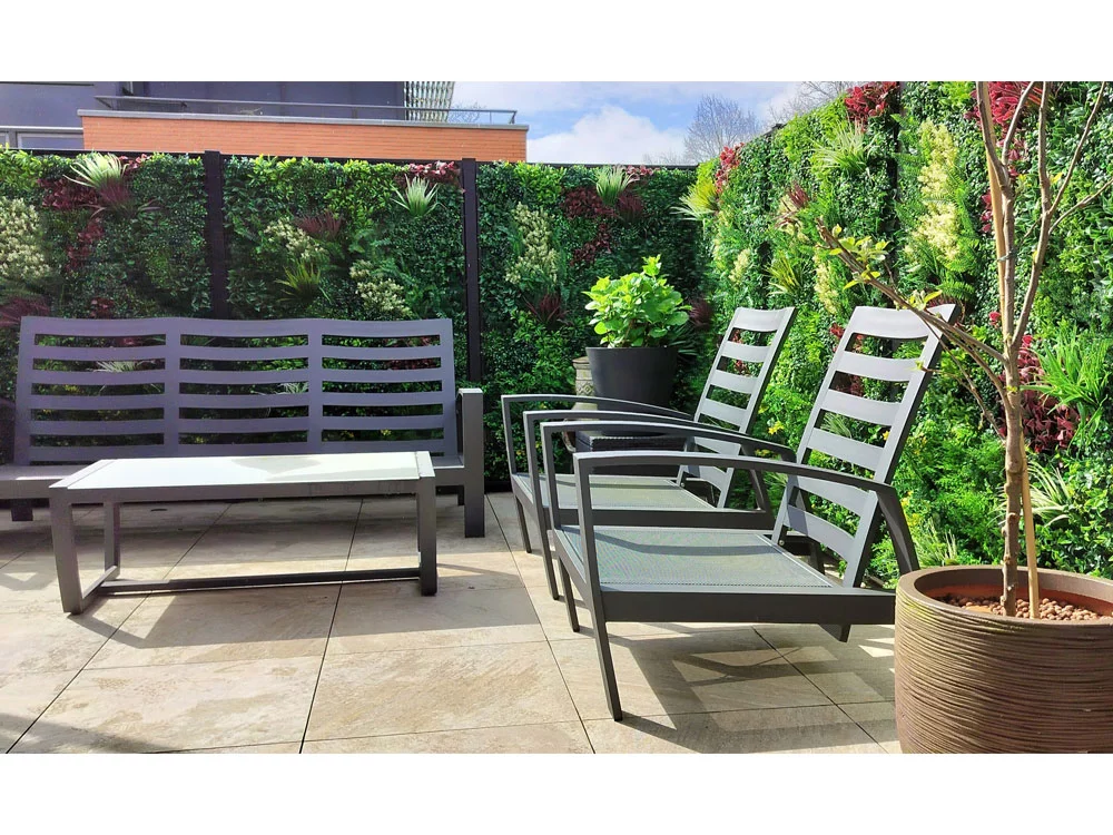 WALL GREEN red magic Jungle, dielec 100 x 100 cm