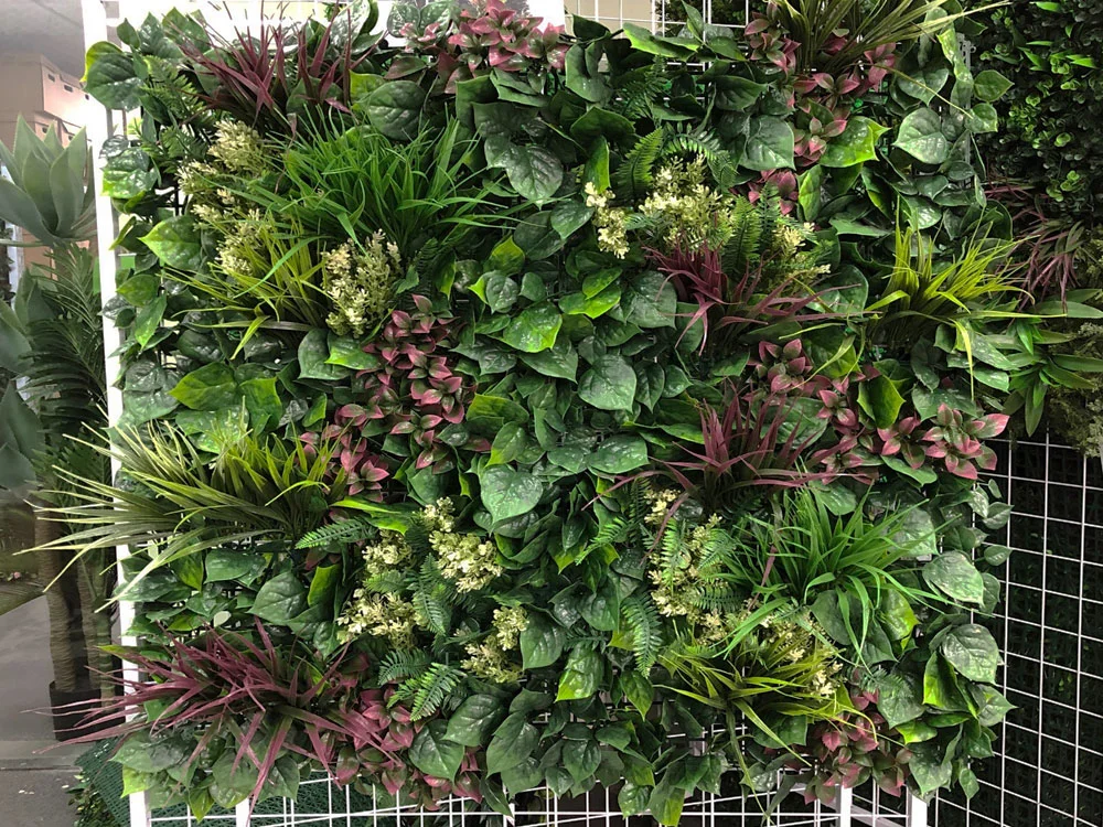 MINI WALL GREEN rich mix of plants, dielec 50 x 50 cm