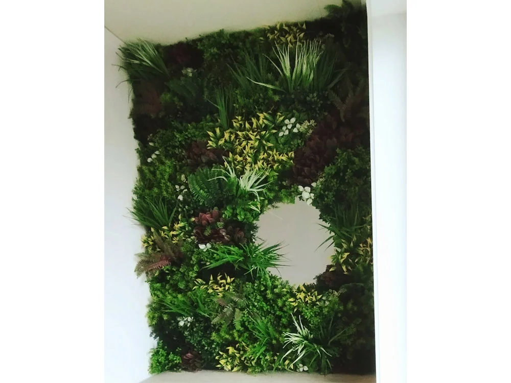 MINI WALL GREEN rich mix of plants 2, dielec 50 x 50 cm