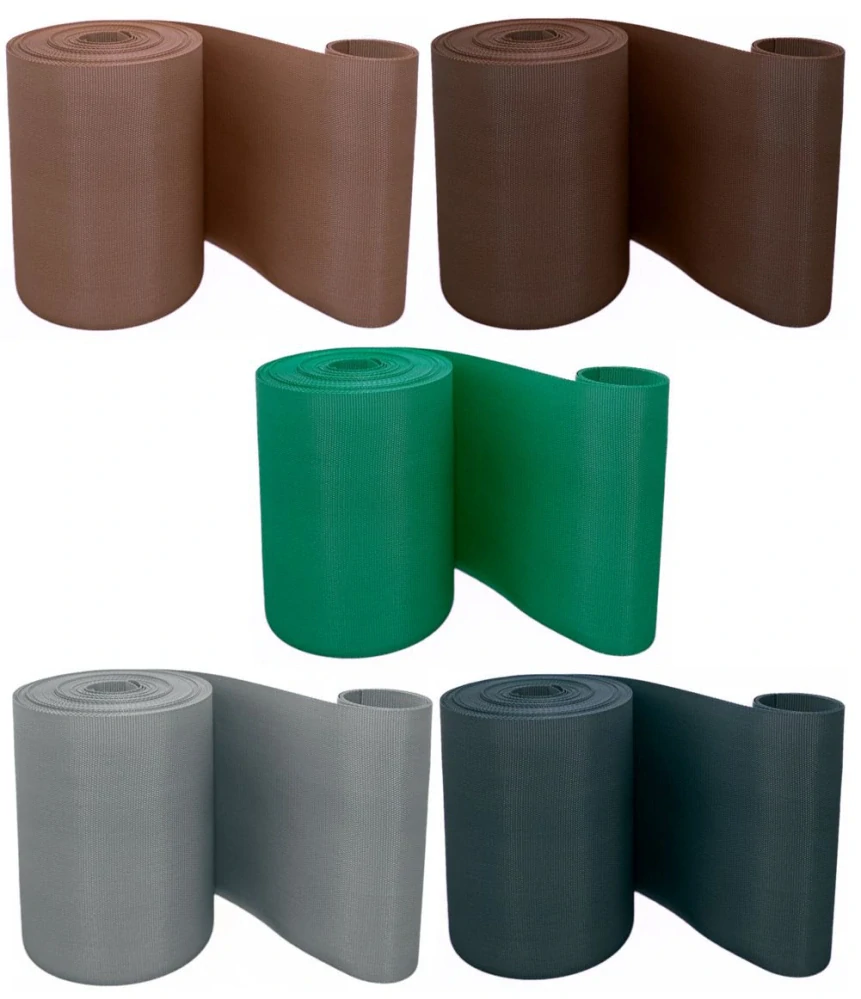 Tkaný textilný pás - hnedý, 19cm x 28m