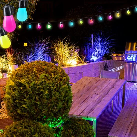 Svetelný reťaz FUN, 14 m, 10 W, RGB, Bluetooth