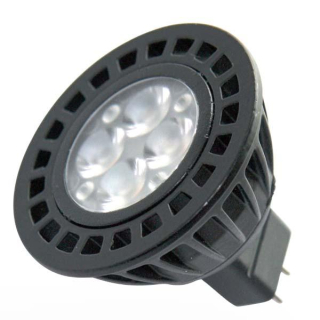 Power LED MR16, 12 V AC, GU 5.3, 5 W, teplá biela