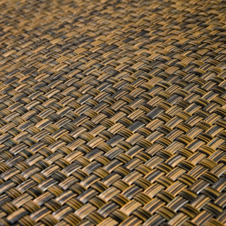 Umelý ratan - čierno-zlatá, balenie 1x20m