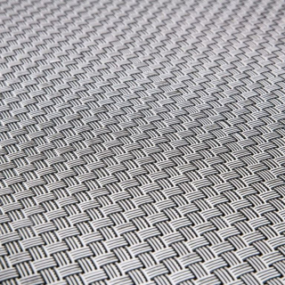 Umelý ratan - čierno-bielá, balenie 1x20m