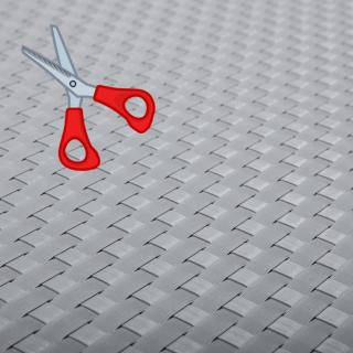 Umelý ratan - svetlo šedá, výška 1,1m