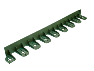 Flexi neviditeľný obrubník , výška 45 mm - zelený