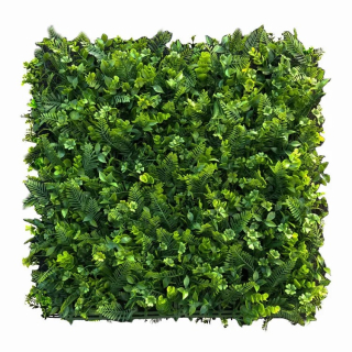 MINI WALL GREEN Fern and clover, dielec 50 x 50 cm