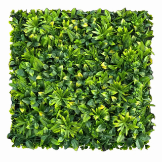 MINI WALL GREEN yellow Fern 2, dielec 50 x 50 cm