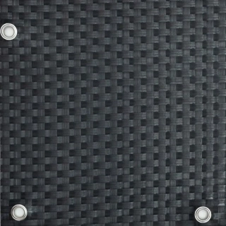 Balkónová zástena - umelý ratan, 1,05x15 m - oceľovo šedá - VÝPREDAJ