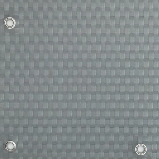 Balkónová zástena - umelý ratan, 1,1x6m - svetlo šedá - VÝPREDAJ