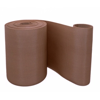Tkaný textilný pás - hnedý, 19cm x 28m