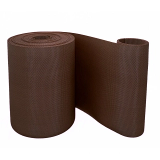 Tkaný textilný pás - čokoládovo hnedý, 19cm x 28m