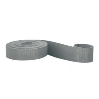 Tkaný textilný pás - strieborný, 4,75cm x 50m