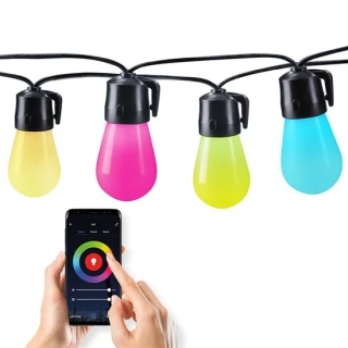 Svetelný reťaz FUN, 14 m, 10 W, RGB, Bluetooth