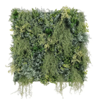 WALL GREEN spanish moss, dielec 100 x 100 cm
