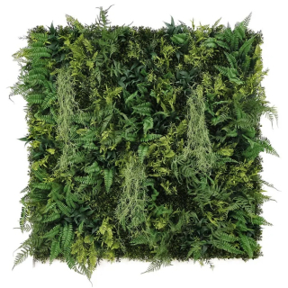 WALL GREEN beard moss fern, dielec 100 x 100 cm