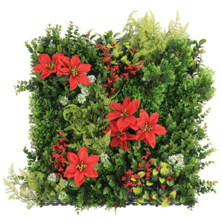MINI WALL GREEN Christmas star 2, dielec 50 x 50 cm