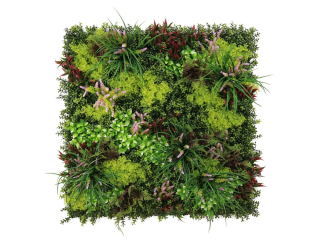 WALL GREEN Heather moss plant, dielec 100 x 100 cm